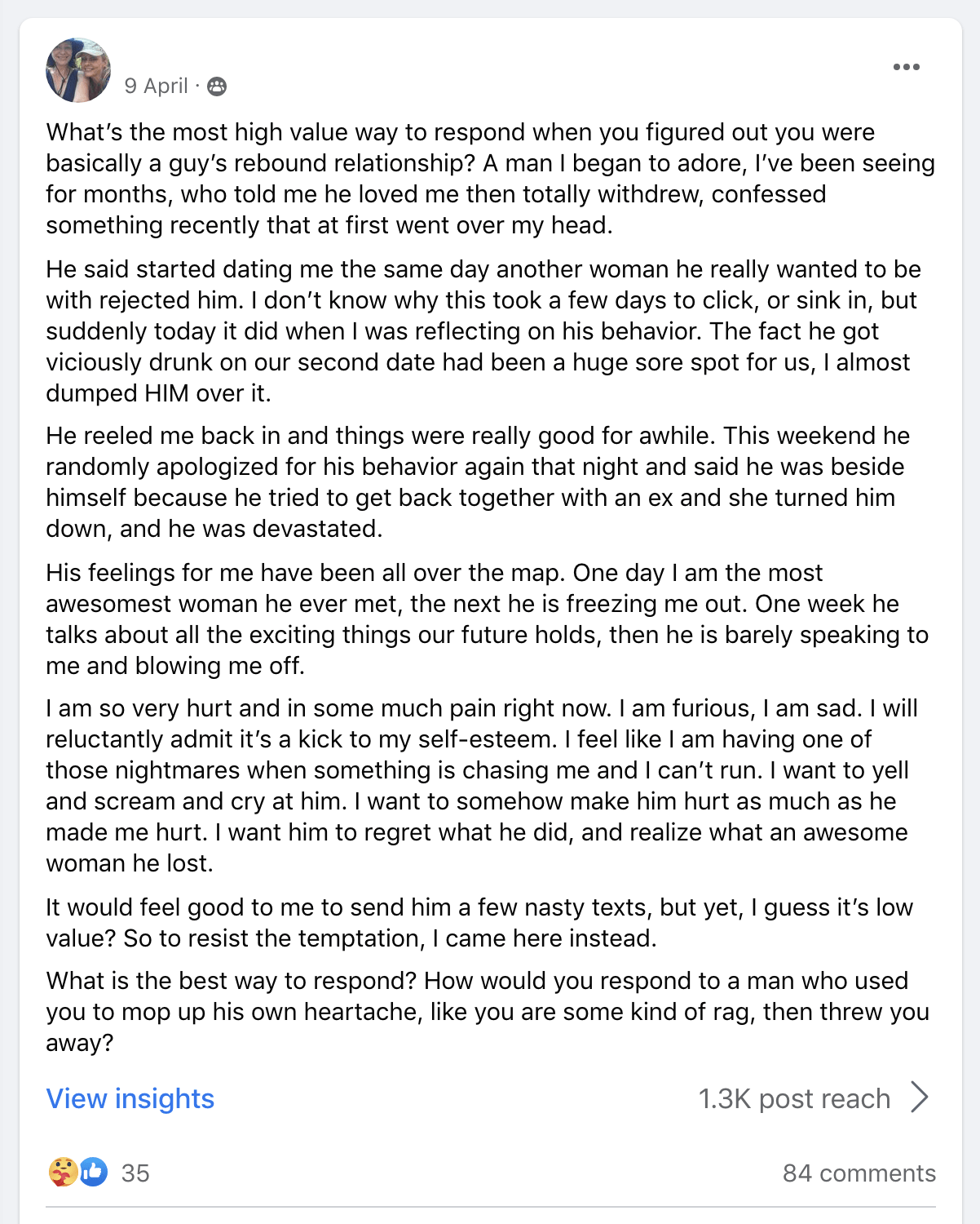 Why rebound relationships fail