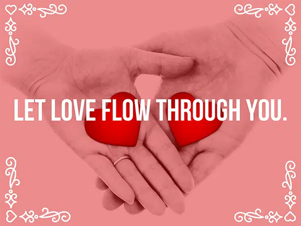 Classy women let love flow through them